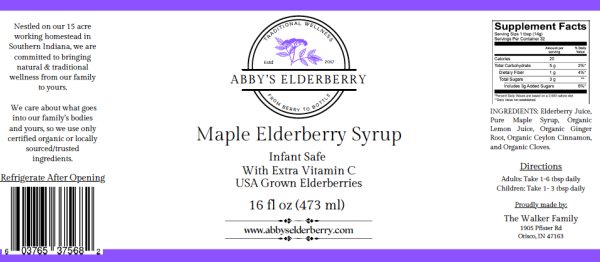 Elderberry Syrup - 16 ounce bottle - Image 9